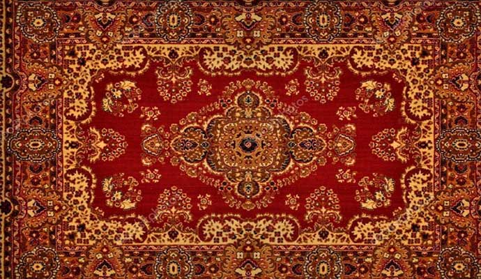 Cleaned oriental rug
