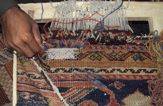 Infested Rugs Treatment Process